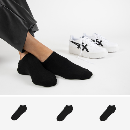 COURIR PACK CHAUSSETTES X3 INVISIBLES COURIR NOIR UNISEX