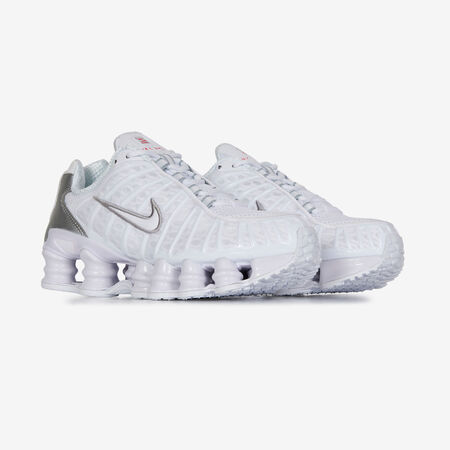 NIKE shox SHOX TL WHITE/SILVER JUNIOR
