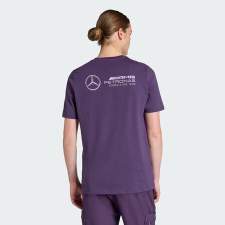 ADIDAS PERFORMANCE T-shirt graphique toile premium Mercedes - AMG Petronas Formula One Team Aurora Plum HOMME