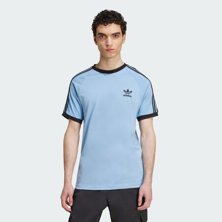 T-shirt 3 bandes Adicolor Classics : Ash Blue / Black