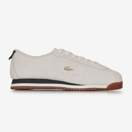 LACOSTE CLUB LOW BEIGE FEMME
