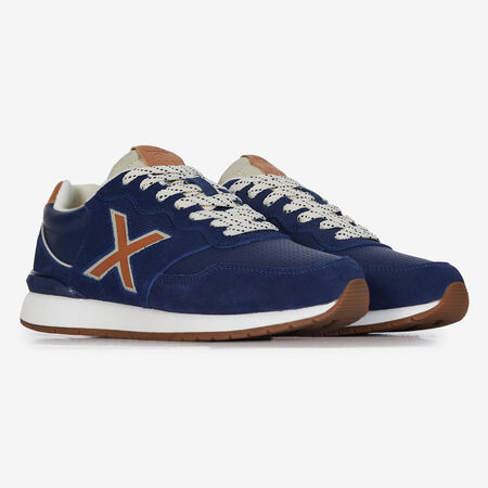 MUNICH DASH PREMIUM NAVY BLUE/BROWN MEN