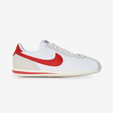 NIKE cortez CORTEZ NYLON BLANC/ROUGE JUNIOR