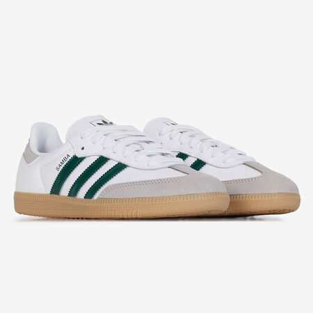 ADIDAS ORIGINALS samba SAMBA OG WHITE/GREEN WOMEN