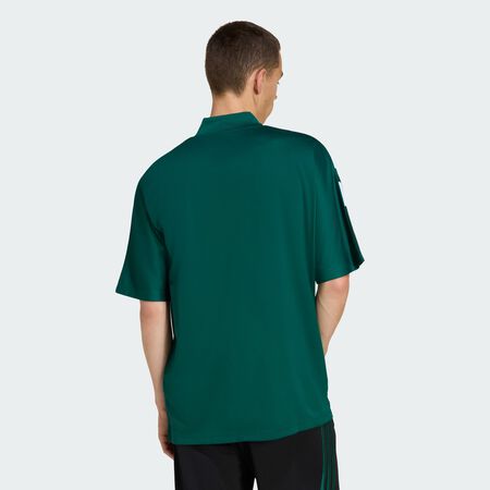 ADIDAS ORIGINALS ADICOLOR BLOCKED JERSEY Collegiate Green / White MEN