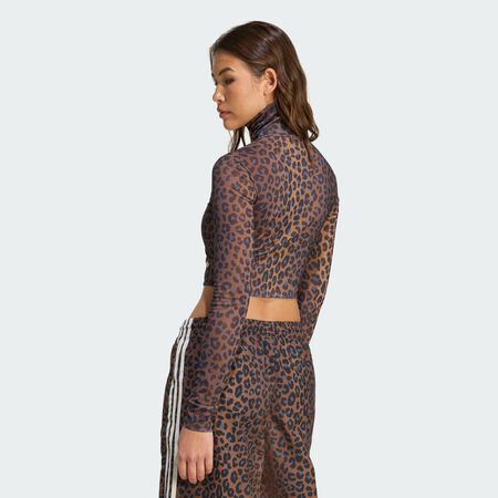 ADIDAS ORIGINALS T-shirt manches longues Leopard Multicolor FEMME