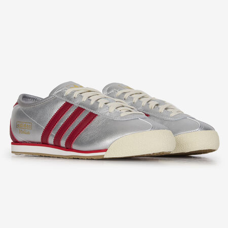 ADIDAS ORIGINALS ITALIA 70S ARGENT/ROUGE FEMME