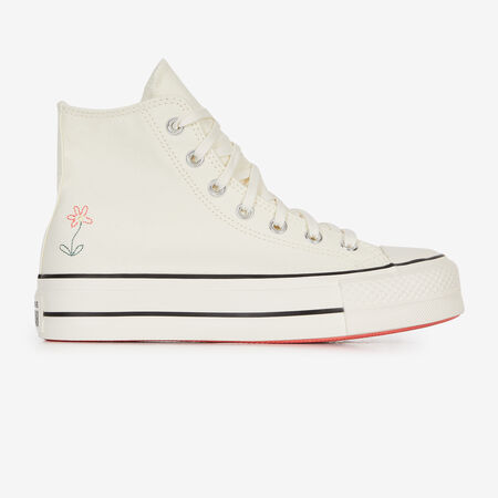 CHUCK TAYLOR ALL STAR LIFT LITLE FLORAL : BEIGE