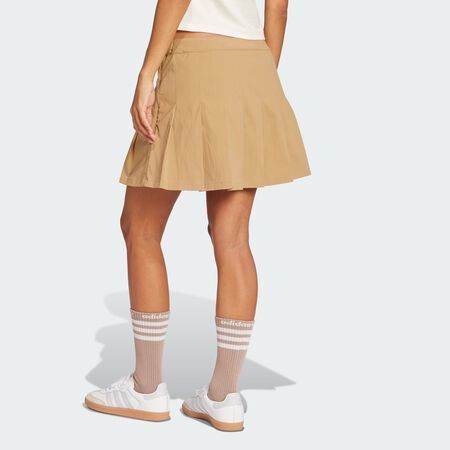 ADIDAS ORIGINALS Pleated Skirt Beige WOMEN