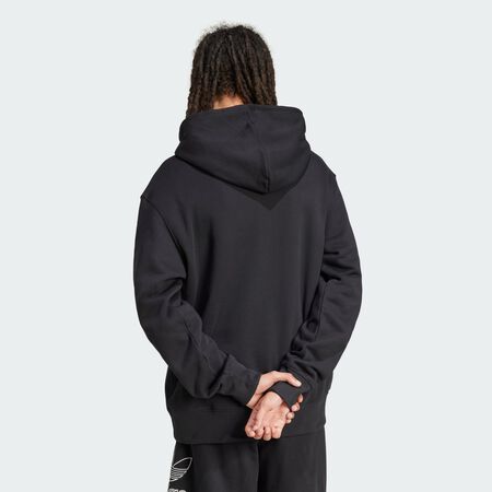 ADIDAS ORIGINALS Adicolor Outline Trefoil Hoodie Black MEN