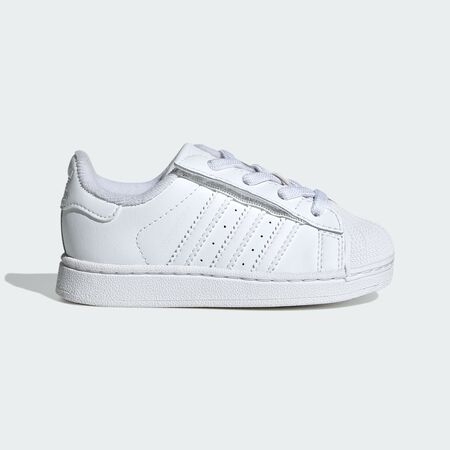 ADIDAS ORIGINALS Superstar II Elastic Lace Shoes Kids Cloud White / Cloud White / Cloud White BABIES