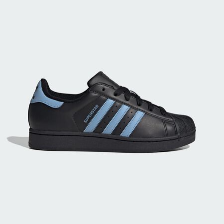 ADIDAS ORIGINALS superstar Superstar II Shoes Core Black / Ash Blue / Core Black WOMEN