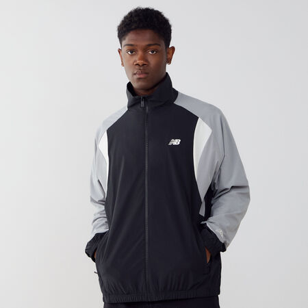 NEW BALANCE JACKET TRACKTOP WOVEN BLACK/GREY MEN