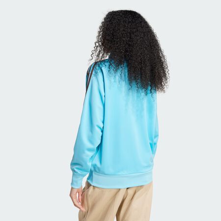 ADIDAS ORIGINALS Veste de survêtement ample Adicolor Classic Firebird Blue Glow / Auburn FEMME