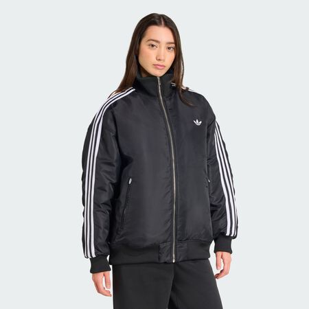 ADIDAS ORIGINALS Veste bomber oversize Fashion Firebird Black FEMME