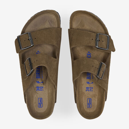 BIRKENSTOCK arizona ARIZONA SUEDE DARK TEA BROWN WOMEN