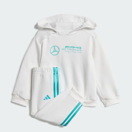 ADIDAS ORIGINALS ENSEMBLE SPORTSWEAR BÉBÉS MANCHES LONGUES MERCEDES - AMG PETRONAS FORMULA ONE TEAM DNA White / Semi Mint Rush BÉBÉ