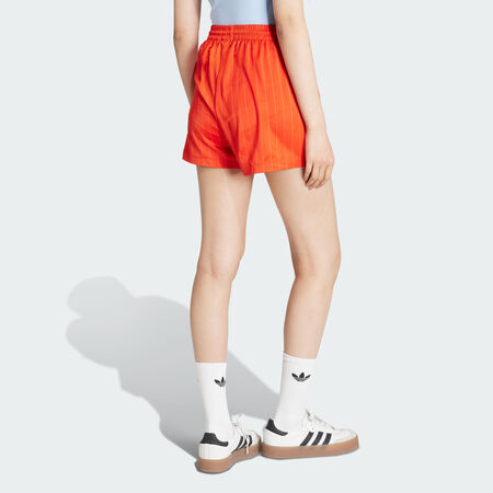 ADIDAS ORIGINALS Short adidas Originals Pin-stripe Satin Bold Orange FEMME