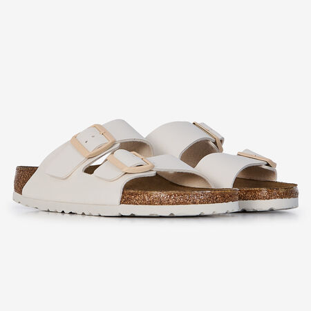 BIRKENSTOCK arizona ARIZONA BIRKO FLOR EGGSHELL WHITE WOMEN