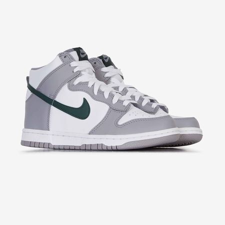 NIKE dunk DUNK HIGH GRIS/VERT JUNIOR