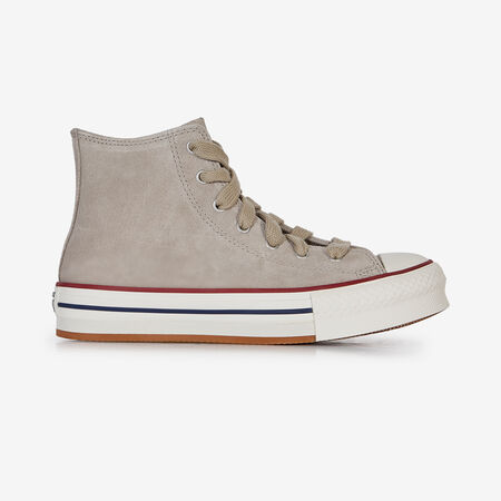 CONVERSE chuck taylor all star CHUCK TAYLOR ALL STAR EVA LIFT HI SUEDE BEIGE/BLANC JUNIOR