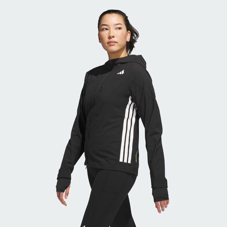 ADIDAS PERFORMANCE Adizero Running Jacket Black / Black WOMEN