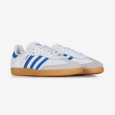 ADIDAS ORIGINALS samba SAMBA OG BLANC/BLEU JUNIOR