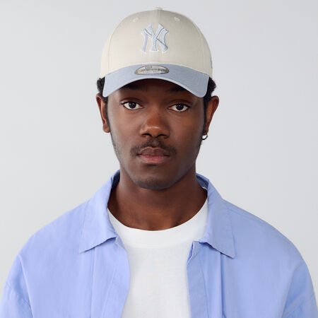 NEW ERA 9FORTY NY GOTHIC LOGO BC GREY/BEIGE MEN