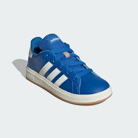 ADIDAS SPORTSWEAR Grand Court Lifestyle Tennis Lace-Up Shoes Bright Royal / Ivory / Warm Sandstone TODDLERS