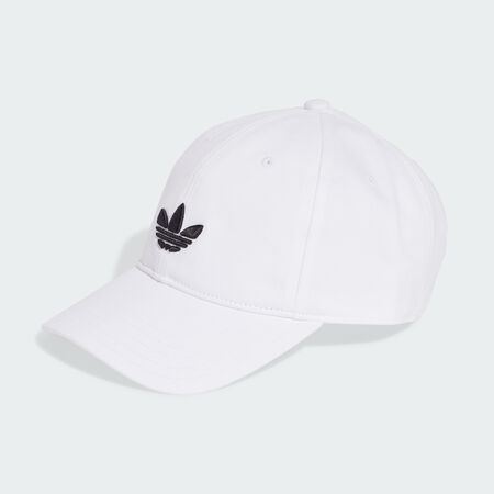 ADIDAS ORIGINALS Adicolor Classic Trefoil Baseball Cap White UNISEX