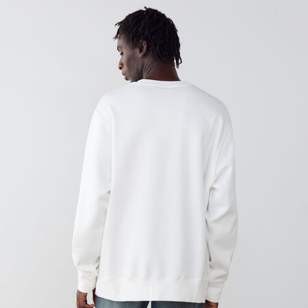 NIKE SWEAT CREW CLUB BLANC HOMME