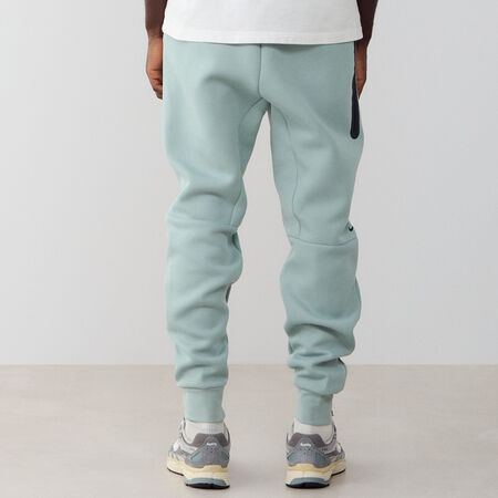 NIKE PANT JOGGER TECH FLEECE BLEU/BEIGE HOMME