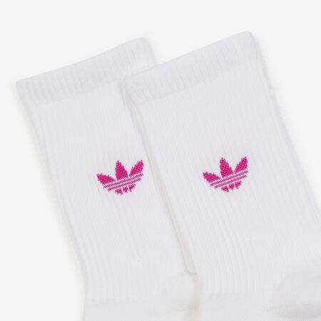 ADIDAS ORIGINALS CHAUSSETTES X3 CREW OMBRE WHITE/PINK UNISEX