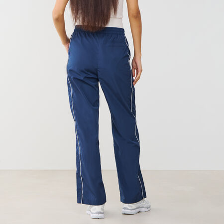 NIKE PANT JOGGER WIDE LEG WVN NAVY BLUE/WHITE WOMEN