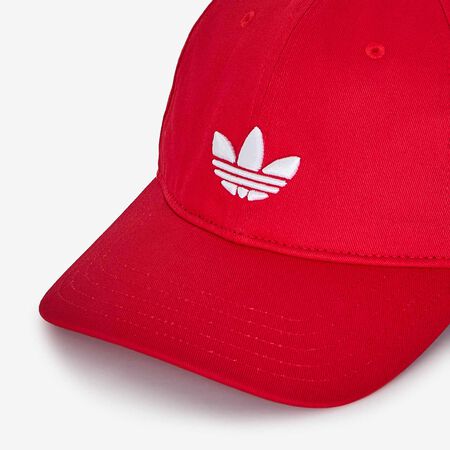 ADIDAS ORIGINALS CASQUETTE BASEBALL CLASSIC TREFOIL RED/WHITE MEN