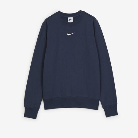 NIKE SWEAT CREW CLUB CENTERED LOGO MARINE FEMME