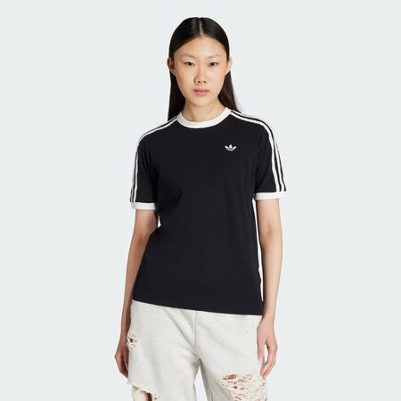 ADIDAS ORIGINALS T-shirt 3 bandes à volants adidas Originals Black FEMME