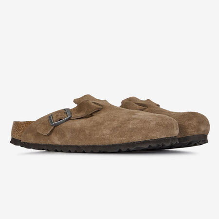BIRKENSTOCK boston BOSTON SUEDE DARK TEA BROWN WOMEN