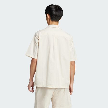 ADIDAS ORIGINALS Chemise manches courtes Essentials Seersucker Wonder White HOMME