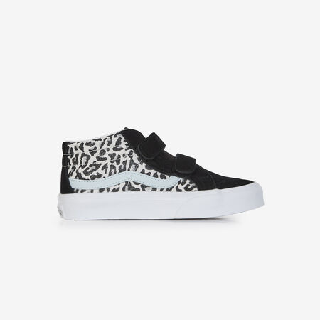 VANS SK8-MID V BLACK/PRINT TODDLERS