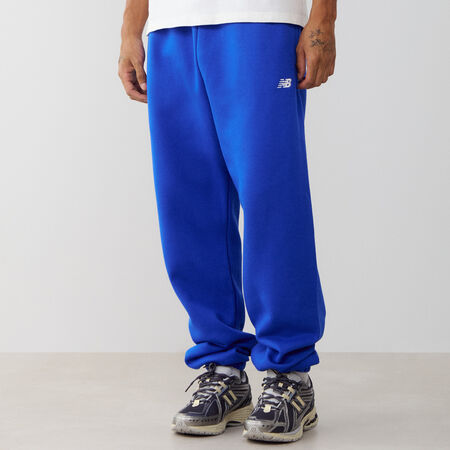 NEW BALANCE PANT JOGGER SMALL LOGO BLUE/WHITE MEN