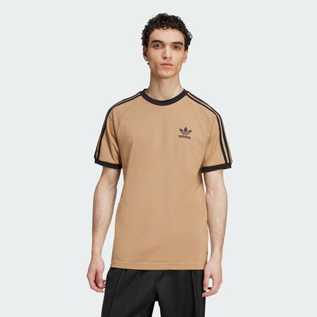 T-shirt 3 bandes Adicolor Classics : Beige / Black
