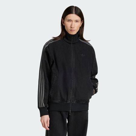 ADIDAS ORIGINALS Veste de survêtement Adicolor Denim Firebird True Black Denim HOMME