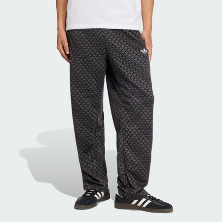 ADIDAS ORIGINALS FIREBIRD LOOSE MONOGRAM TRACK PANTS Black MEN