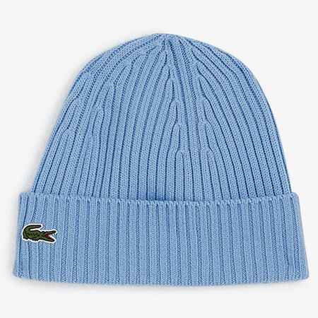 LACOSTE CLASSIC LOGO BEANIE SKY BLUE MEN