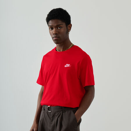 NIKE TEE SHIRT CLUB ROUGE HOMME