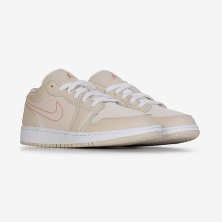 JORDAN AIR JORDAN 1 LOW BEIGE/ROUGE JUNIOR