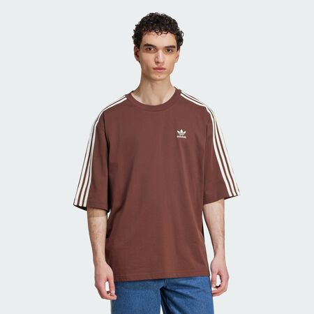 T-shirt oversize Adicolor : Auburn / Off White