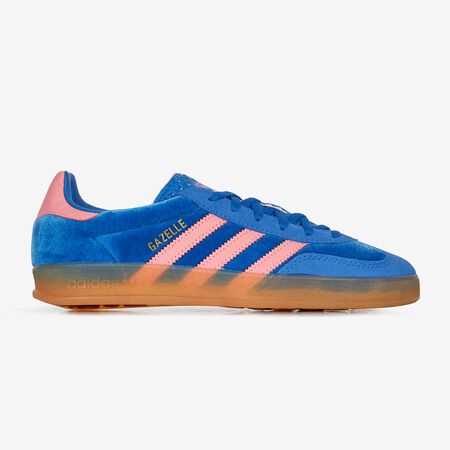 GAZELLE INDOOR VELVET : BLEU/ROSE