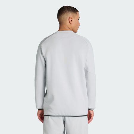 ADIDAS PERFORMANCE Algeria Tiro Travel Full Zip Windbreaker Team Light Grey MEN